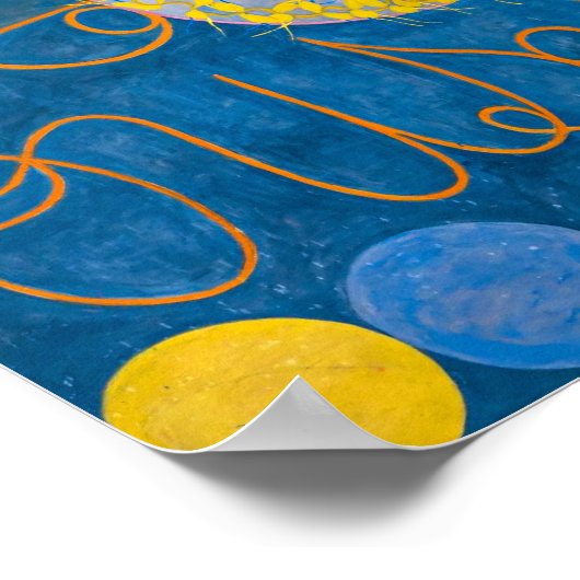 Tien grootste, nr. 1, Kindertijd | Hilma af Klint Poster (Hoek)