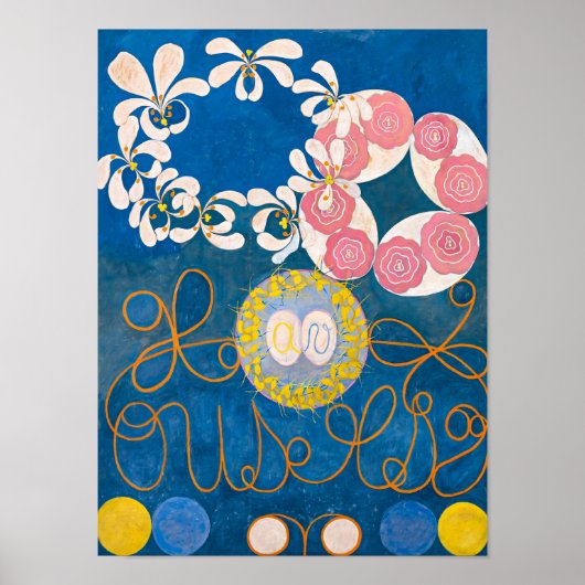 Tien grootste, nr. 1, Kindertijd | Hilma af Klint  Poster (Voorkant)