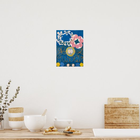 Tien grootste, nr. 1, Kindertijd | Hilma af Klint Poster (Keuken)