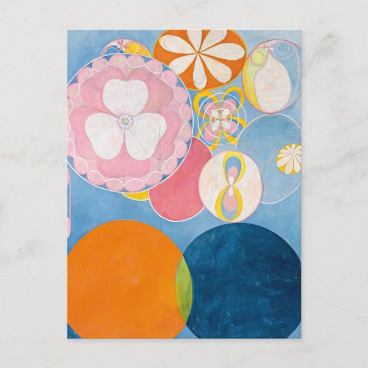 Tien grootste, nr. 2, kindertijd | Hilma af Klint  Briefkaart (Voorkant)