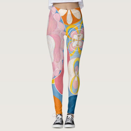 Tien grootste, nr. 2, kindertijd | Hilma af Klint Leggings (Voorkant)