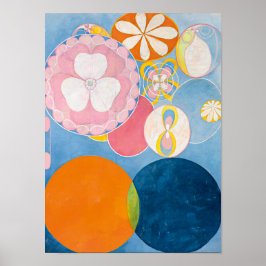 Tien grootste, nr. 2, kindertijd | Hilma af Klint  Poster