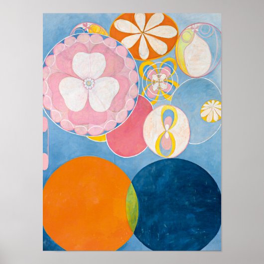 Tien Grootste, nr. 2, Kindertijd | Hilma af Klint Poster (Voorkant)