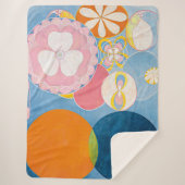 Tien grootste, nr. 2, kindertijd | Hilma af Klint  Sherpa Deken (Voorkant)