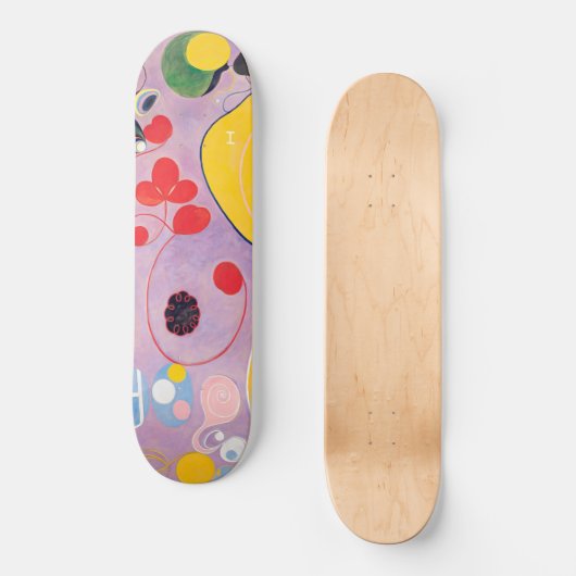 Tien grootste, nr. 7 | Hilma af Klint | Skateboard (Voorkant)