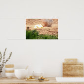 Tien halve pond blokken van TNT Poster (Keuken)