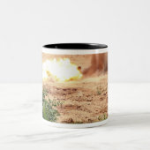 Tien halve pond blokken van TNT Tweekleurige Koffiemok (Center)