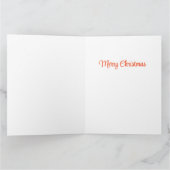 TIEN HEEREN DIE SPRINGEN Grote kerstkaart / Rood Kaart (Binnen)