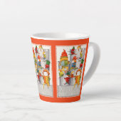 TIEN HEEREN DIE SPRINGEN Latte Mok - Rood (Rechterhoek)