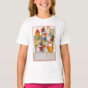 TIEN HEEREN DIE SPRINGEN Meisjes T-shirt