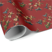 Tien Heerspringende Tien Geboden Vector Cadeaupapier (Rol Hoek)