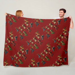 Tien Heersprongen De Tien Geboden Vector Fleece Deken
