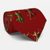 Tien Heren die de Tien Geboden springen Stropdas (Opgerold)