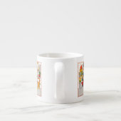 TIEN HEREN EEN SPRINGENDE Espresso Cup Kop (Achterkant)