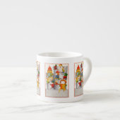 TIEN HEREN EEN SPRINGENDE Espresso Cup Kop (Voorkant rechts)