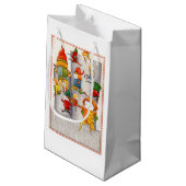 TIEN HEREN Een SPRINGENDE Kleine Gift Bag Klein Cadeauzakje (Achterkant Gekanteld)