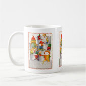 TIEN HEREN EEN SPRINGENDE Witte Mok (Links)