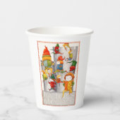 TIEN HEREN EEN SPRINGPAPIEREN BEKER (Voorkant)