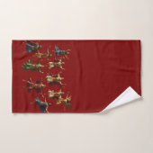 Tien Heren Springen De Tien Geboden Vector Bad Handdoek (Handdoek)