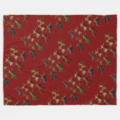 Tien heren springen De Tien Geboden Vector Fleece Deken (Voorkant (Horizontaal))