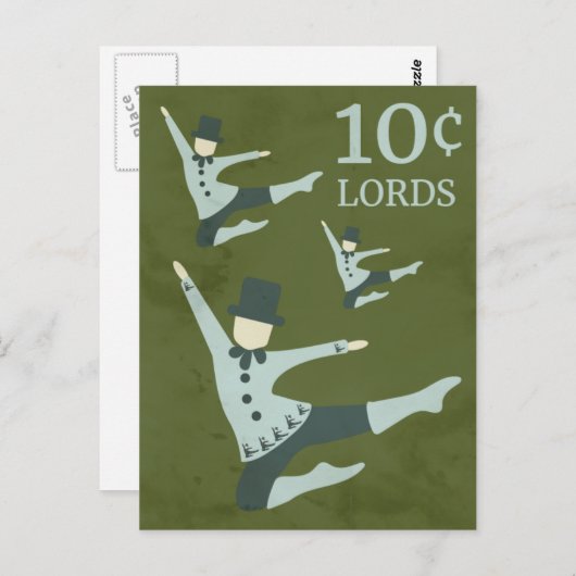 Tien heren van Briefkaarten (Voorkant / Achterkant)