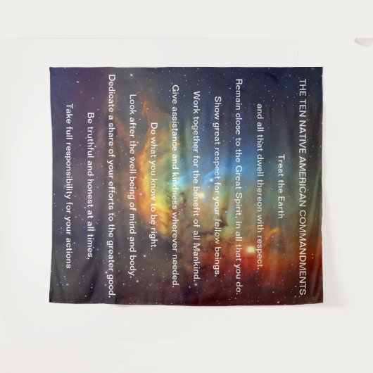 Tien Indische Indische Native Commando Wandkleed (Voorkant (horizontaal))