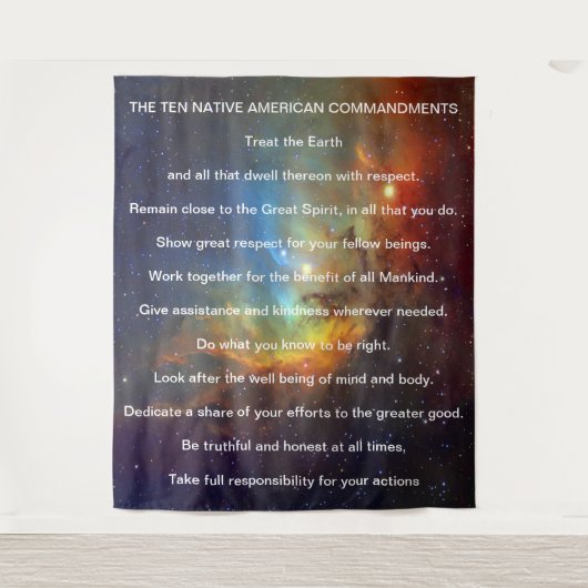 Tien Indische Indische Native Commando Wandkleed (Voorkant)