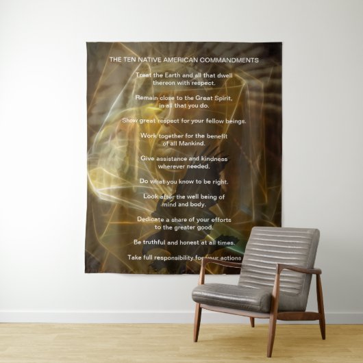 Tien Indische Indische Native Commando Wandkleed (In situ)