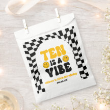 Tien Is Een Vibe Retro Tiende 10e Verjaardagsfeest