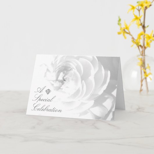 Tien jaar Jubileum Kaart (Gele Bloem)