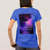 Tien jaar naam van verjaardagsfeest op maat t-shirt (Achterkant)