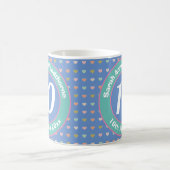 Tien jaar oud. Birthday. Koffiemok (Center)