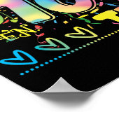 Tien jaar oude 10e verjaardag poster