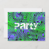 Tien jongens Birthday Party, Green Kaart (Voorkant)