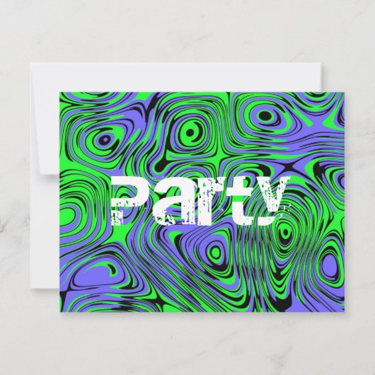 Tien jongens Birthday Party, Green Kaart (Voorkant)