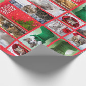 Tien katten collage cadeaupapier (Hoek)
