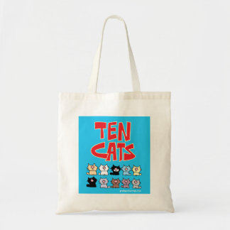 Tien katten - nu allemaal samen! tote bag