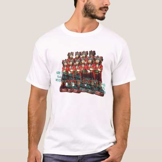 Tien kleine Indische jongens T-shirt (Voorkant)