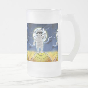 Tien kleine monsters: Morris de mummie Frosted Mok