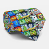 Tien Kleine Monsters Stropdas (Opgerold)