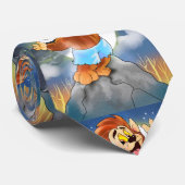 Tien kleine monsters:Willie het Wolf(No Sparkle)St Stropdas (Opgerold)