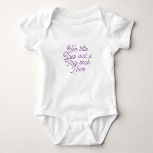 Tien kleine tenen Baby Bodysuit