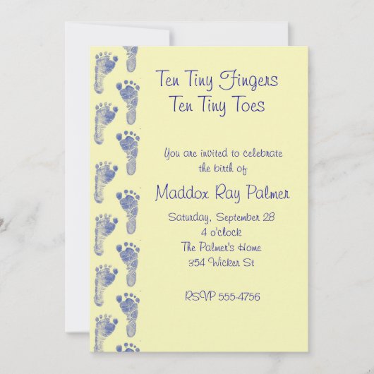 Tien kleine Toenen Kaart (Voorkant)