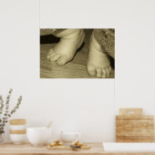 Tien kleine Toenen Poster (Keuken)