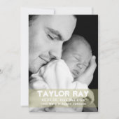 Tien kleine vingers en tenen, Schattigee Baby-aank Aankondiging (Voorkant)