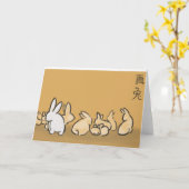 tien konijntjes springen-Lords Kaart (Gele Bloem)