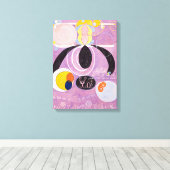 Tien Largest, nr. 6, volwassenheid | Hilma af Klin Canvas Afdruk (Insitu (Houten vloer))