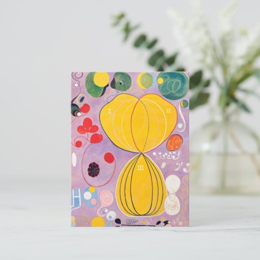 Tien Largest, nr. 7, volwassenheid | Hilma af Klin Briefkaart (Staand voorkant)