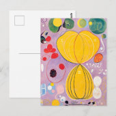 Tien Largest, nr. 7, volwassenheid | Hilma af Klin Briefkaart (Voorkant / Achterkant)