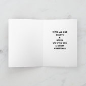 Tien leerlingen die stoppen feestdagen kaart (Binnen)